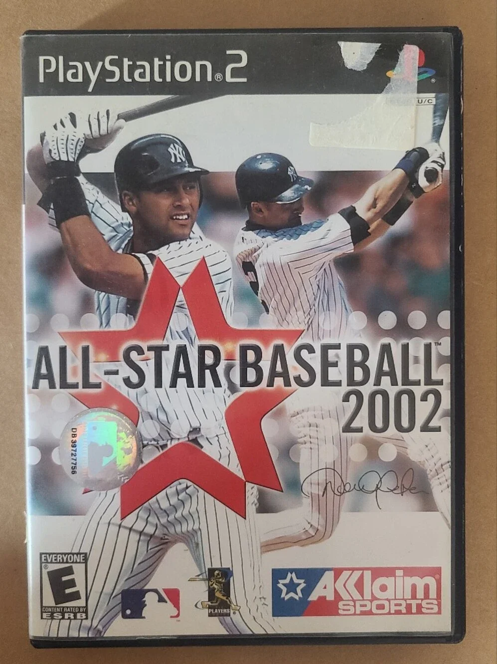 All-Star Baseball 2002 for the PlayStation 2 console, released by Acclaim Sports